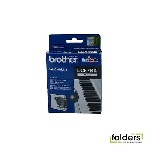Brother LC57 Black Ink Cartridge - Folders