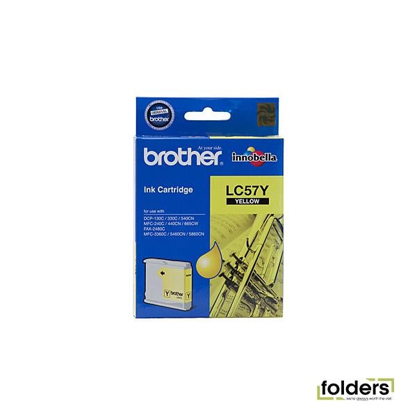 Brother LC57 Yellow Ink Cartridge - Folders