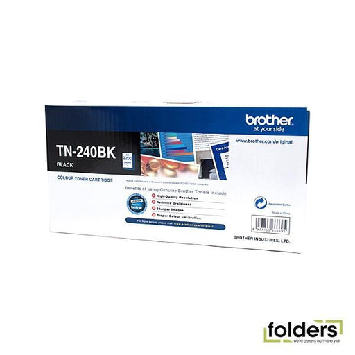 Brother TN240 Black Toner Cartridge - Folders