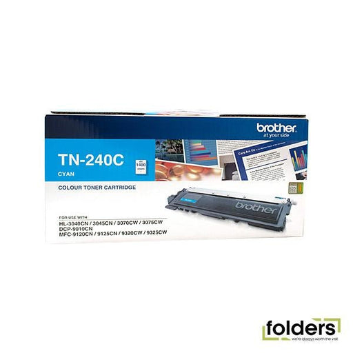 Brother TN240 Cyan Toner Cartridge - Folders