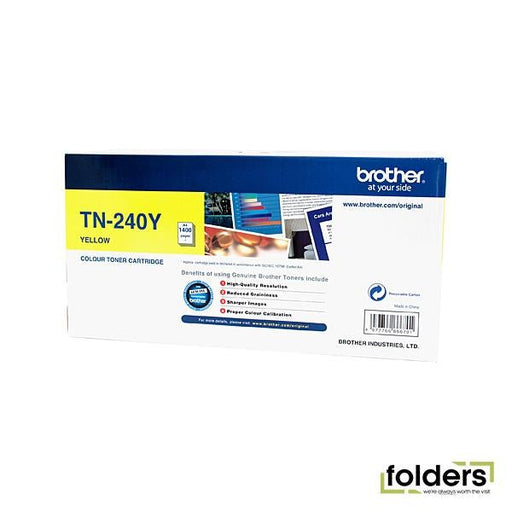 Brother TN240 Yellow Toner Cartridge - Folders