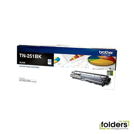 Brother TN251 Black Toner Cartridge - Folders