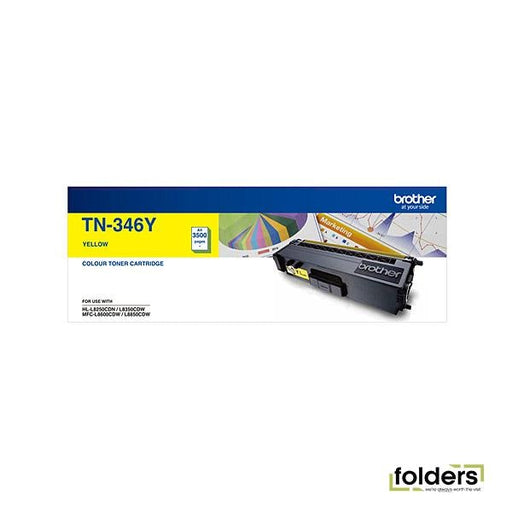 Brother TN346 Yellow Toner Cartridge - Folders