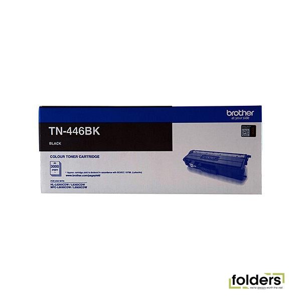 Brother TN446 Black Toner Cartridge - Folders