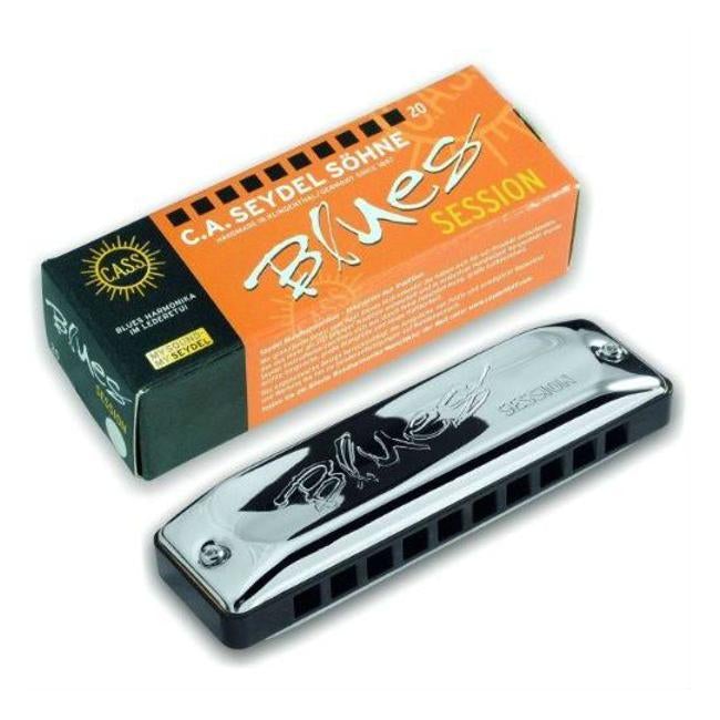 C.A. Seydel Blues Session Standard D Harmonica — Folders