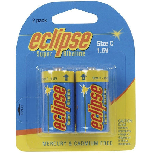 C size Alkaline Batteries Eclipse - Pk. 2 - Folders