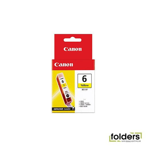 Canon BCI6Y Yellow Ink Tank - Folders