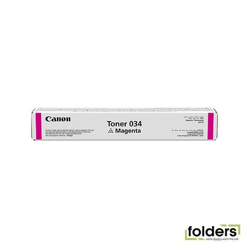 Canon CART034 Magenta Toner - Folders