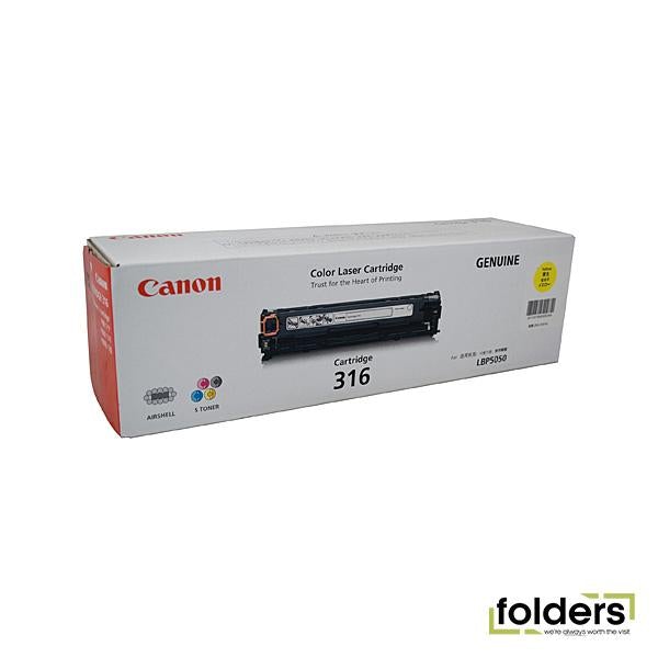 Canon CART316 Yellow Toner - Folders
