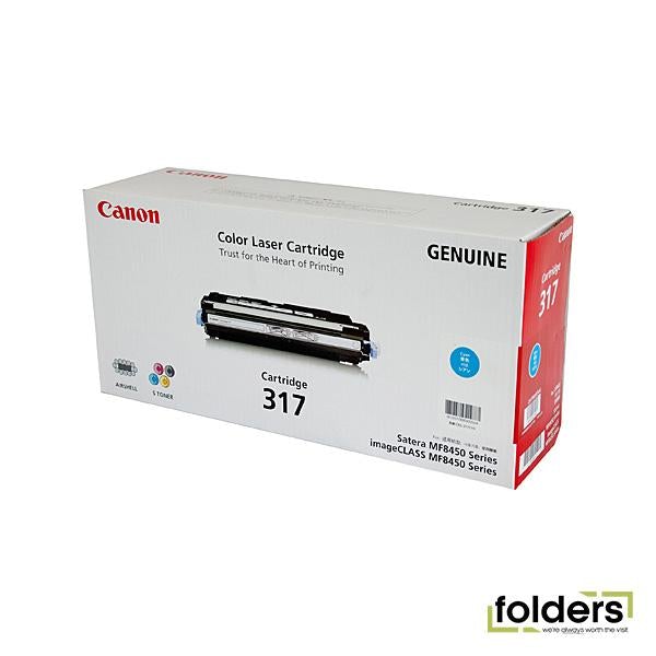 Canon CART317 Cyan Toner - Folders