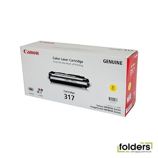 Canon CART317 Yellow Toner - Folders