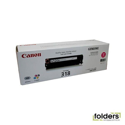 Canon CART318 Magenta Toner - Folders