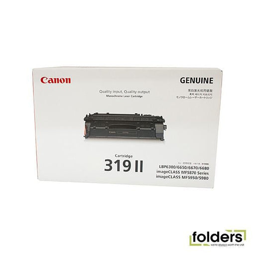 Canon CART319HY Black Toner - Folders