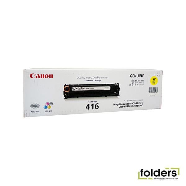 Canon CART416 Yellow Toner - Folders