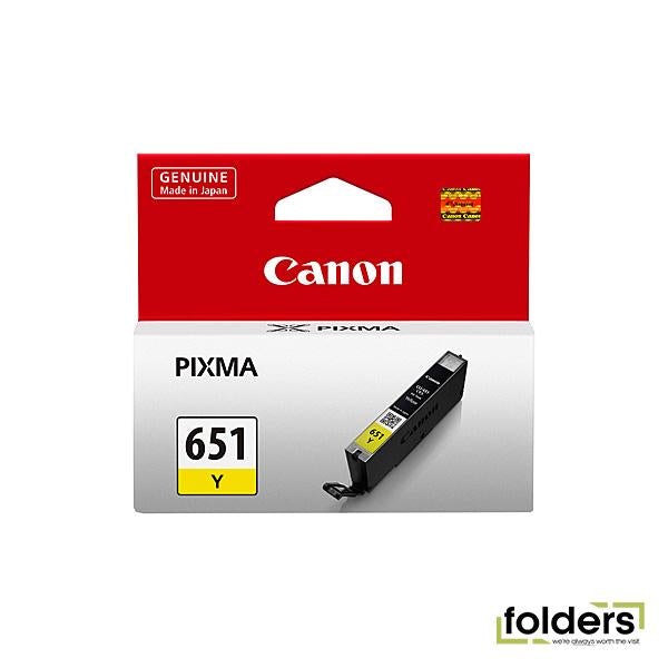 Canon CLI651 Yellow Ink Cartridge - Folders