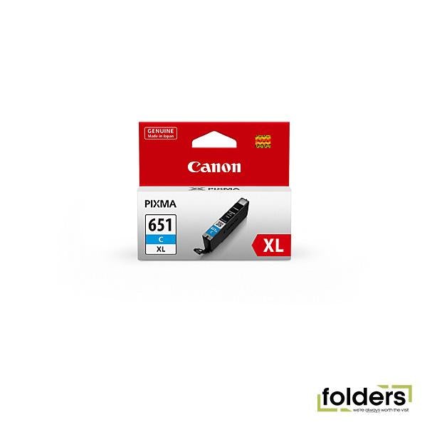 Canon CLI651XL Cyan Ink Cartridge - Folders