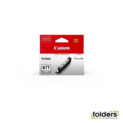 Canon CLI671 Grey Ink Cartridge - Folders