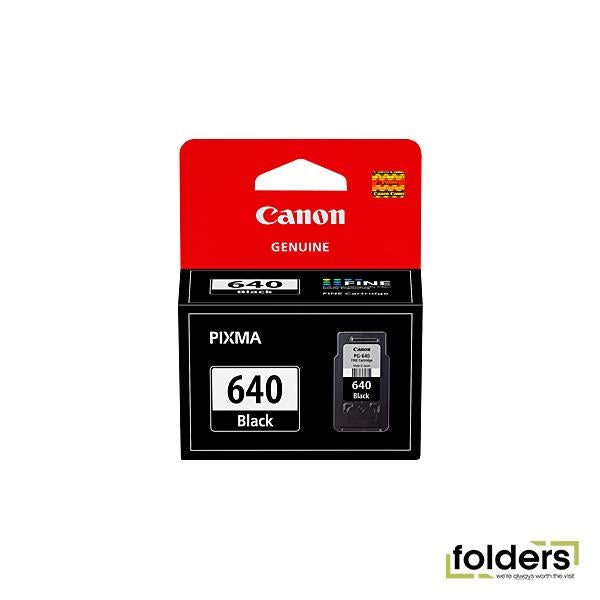 Canon PG640 Black Ink Cartridge - Folders