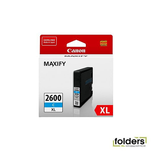 Canon PGI2600XL Cyan Ink Tank - Folders