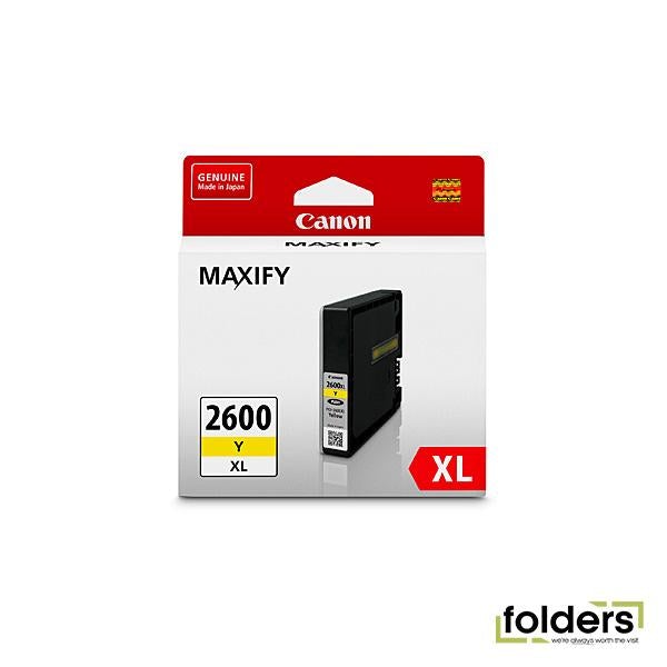 Canon PGI2600XL Yellow Ink Tank - Folders