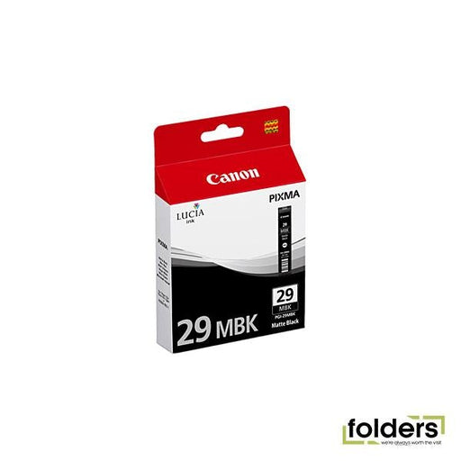 Canon PGI29 Matte Blk Ink Tank - Folders