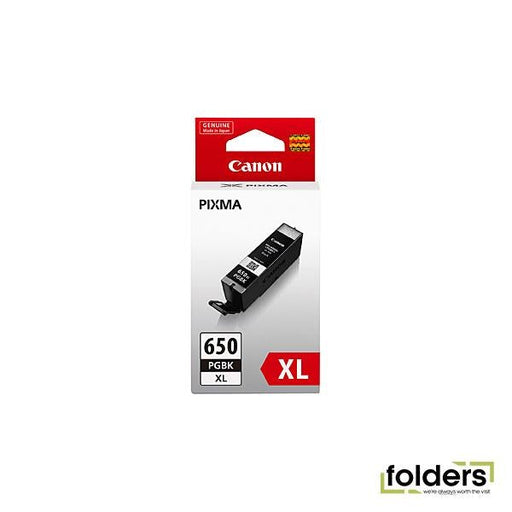 Canon PGI650XL Black Ink Cartridge - Folders