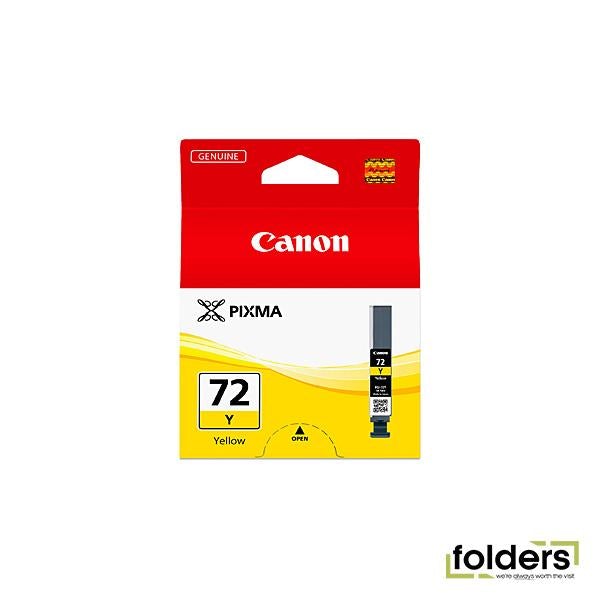 Canon PGI72 Yellow Ink Cartridge - Folders