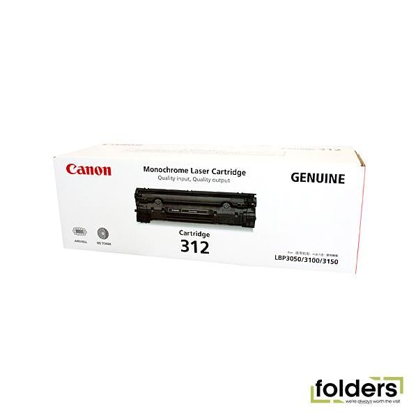 CART312 Canon Black Toner - Folders