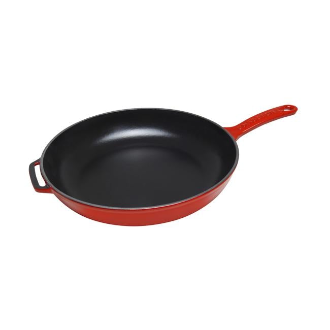 Chasseur 28cm Frypan with Cast Red Handle