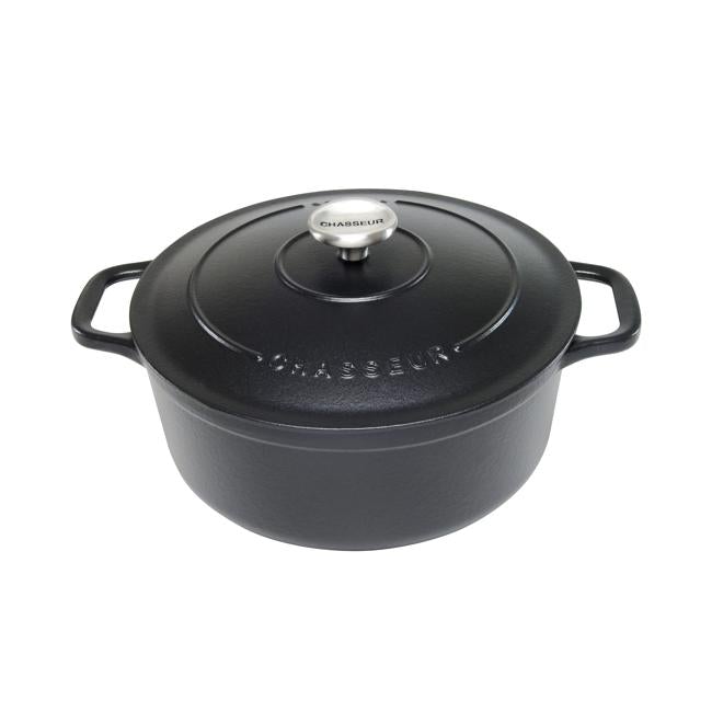 Chasseur Rnd French Oven 24cm/4l Blk