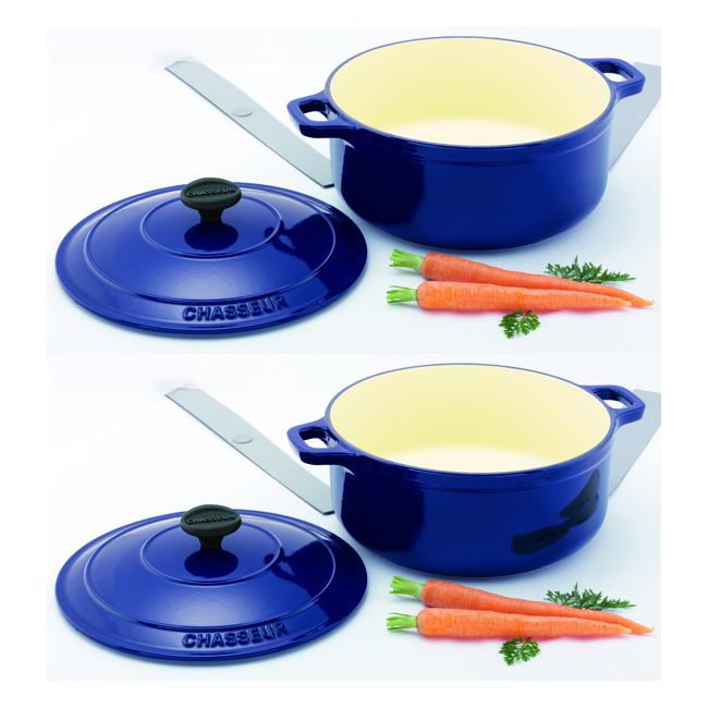 Chasseur Round French Oven (French Blue) - 24cm/4L