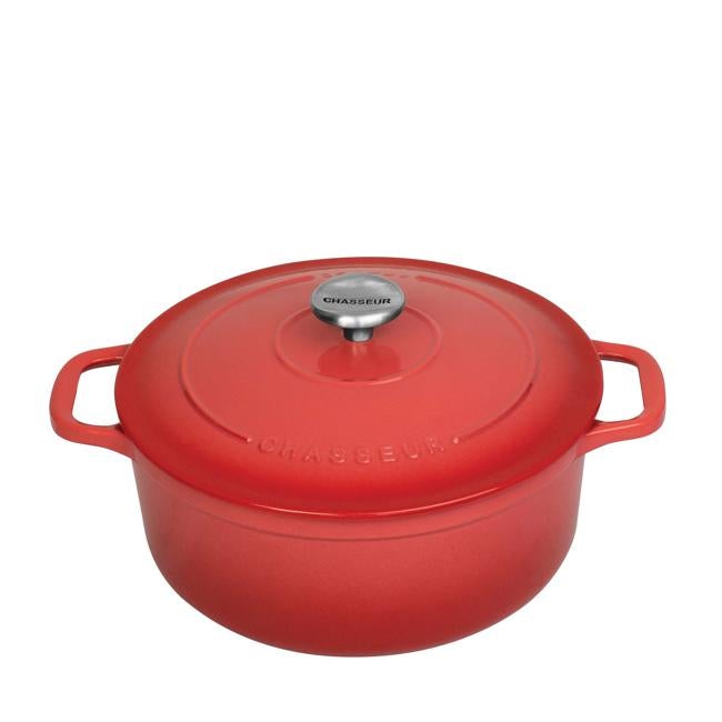 Chasseur Round French Oven 24cm/4l Coral