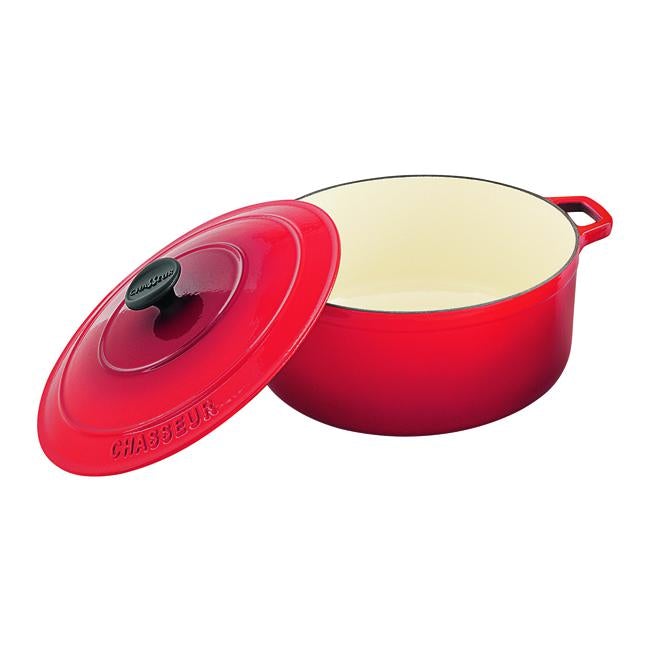 Chasseur Round French Oven (Red) - 26cm/5L