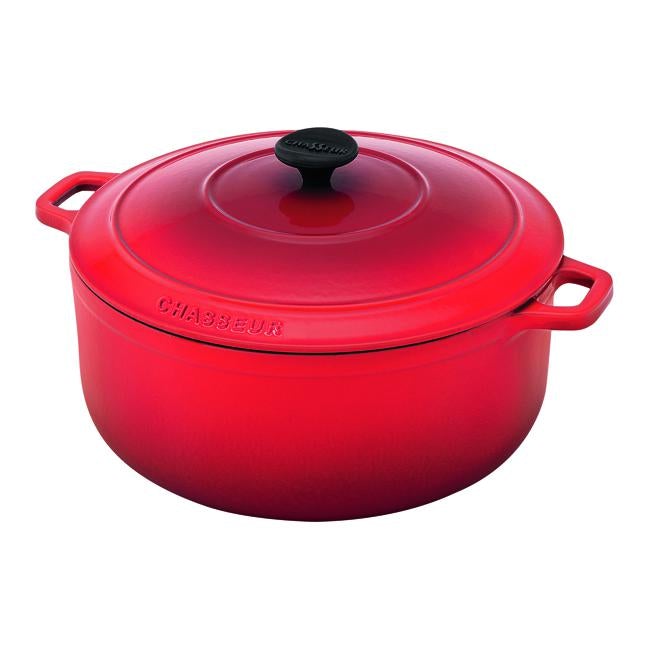 Chasseur Round French Oven (Red) - 28cm/6.1L