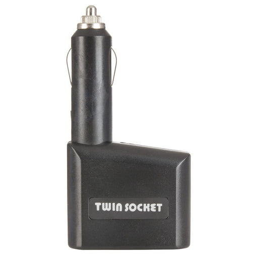 Cigarette Lighter Adaptor with Twin Socket - Folders