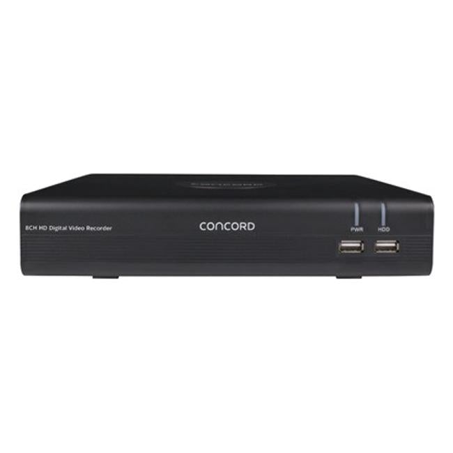 Concord 8 Channel Ahd Dvr Package - 4X1080P Pir Cameras V2
