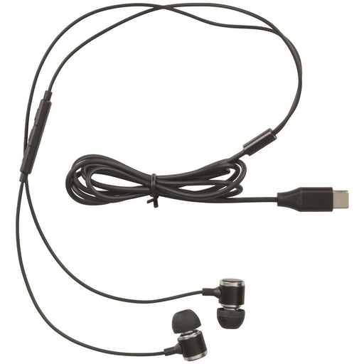 Concord USB-C Earphones with Mic & Volume Control - Folders