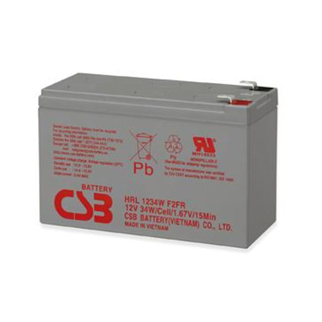 Csb 12V 34W 9.0 Ah Long Life Replacement Ups Battery.