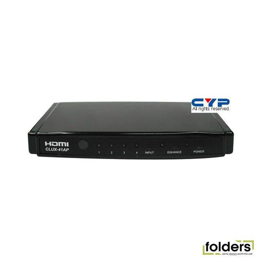 CYP HDMI 4 in 1 out Switch HDMI, HDCP 1.1 and DVI 1.0 - Folders