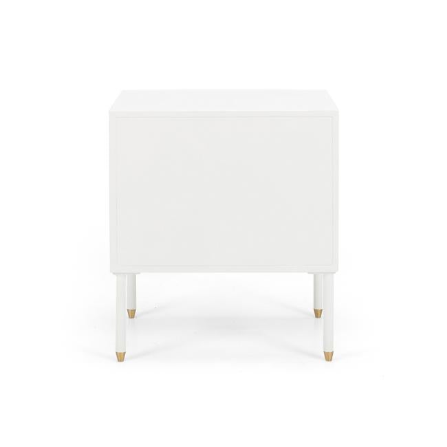 Dawn Bedside (White) right opening