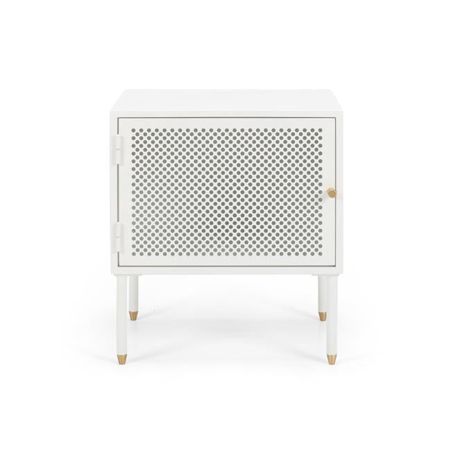Dawn Bedside (White) right opening