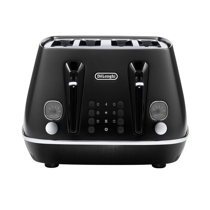 Delonghi Distinta Moments Toaster 4 Slice Black CTIN4003BK