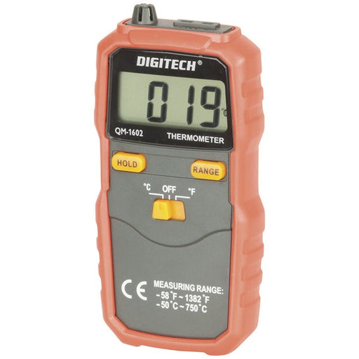 Digital Thermometer with K-Type Thermocouple - Folders