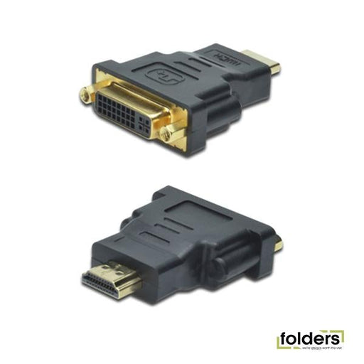 Digitus HDMI Type A (M) to DVI-I (F) Adapter - Folders
