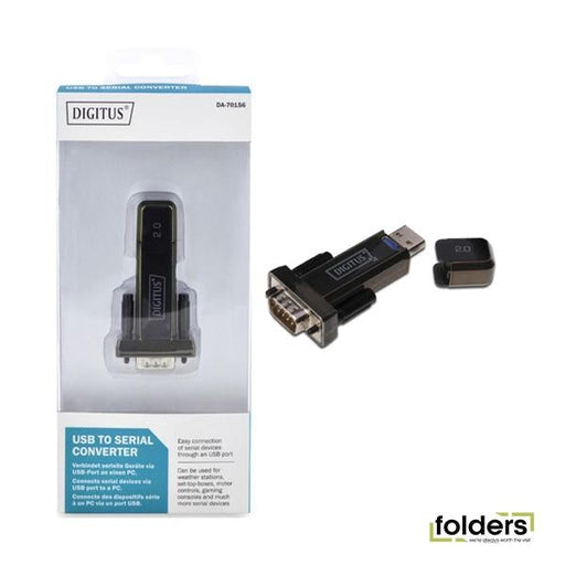 Digitus USB 2.0 to Serial RS232 Mini Adapter - Folders