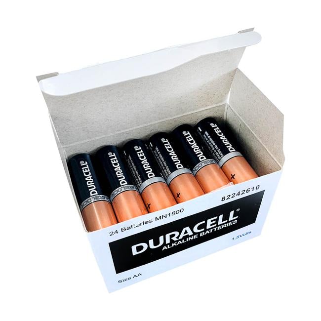 Duracell Coppertop Alkaline AA Battery Pack of 24