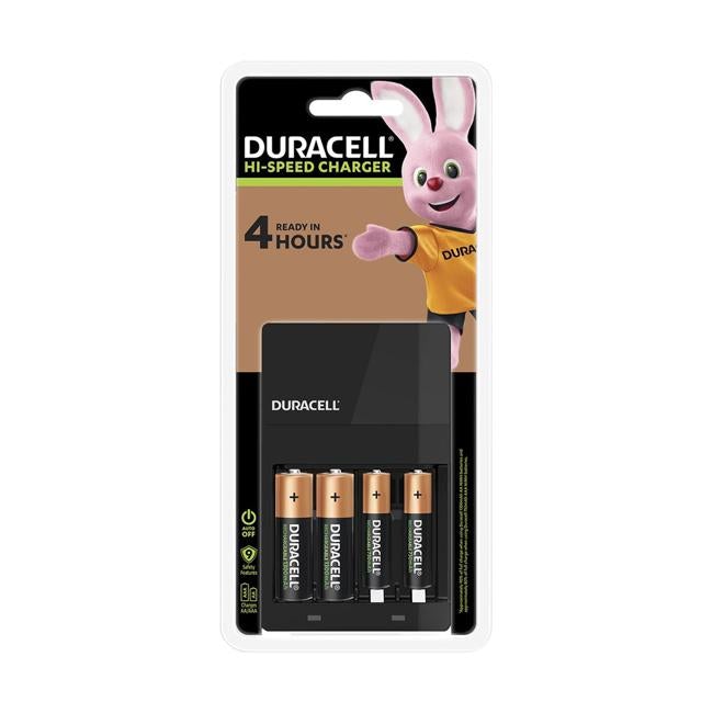 Duracell Hi-Speed Battery Charger Set with 4 Batteries