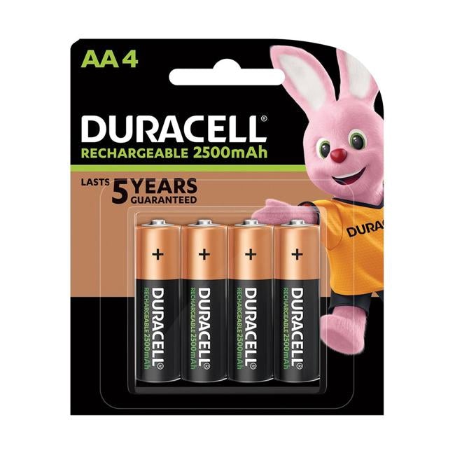 Duracell Rechargeable AA Battery Pack of 4