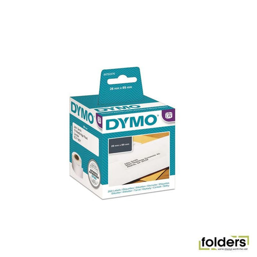 DYMO Genuine LabelWriter Address Labels (Self-Adhesive). 28mm x - Folders