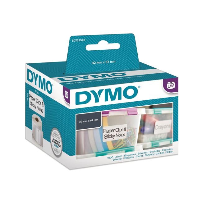 Dymo Genuine Labelwriter Multi Purpose Labels. 1 Roll (1000